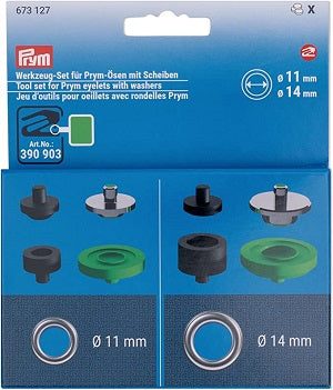 PRYM Vario Werkzeugset für Ösen mit Scheiben in Ø 11/14mm