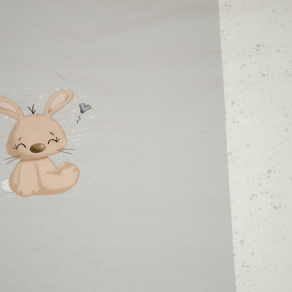Panel Bebi Bunny hellgrau/offwhite