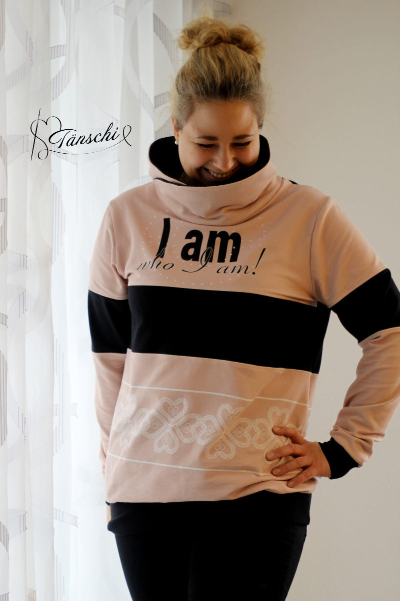 Papierschnittmuster Hoodie Toni Damen von Fadenkäfer