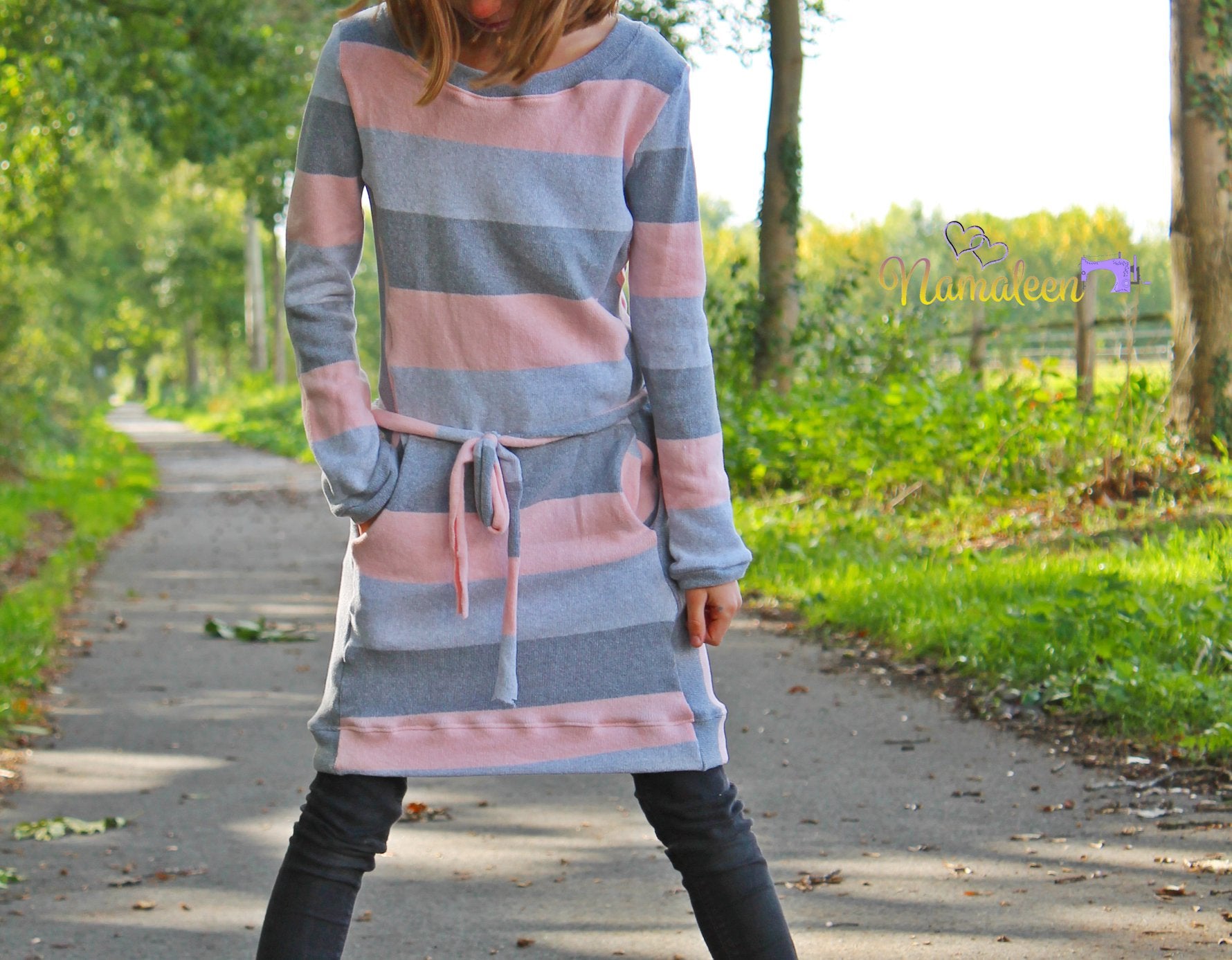 Papierschnittmuster Kleid Mila Kinder von Fadenkäfer