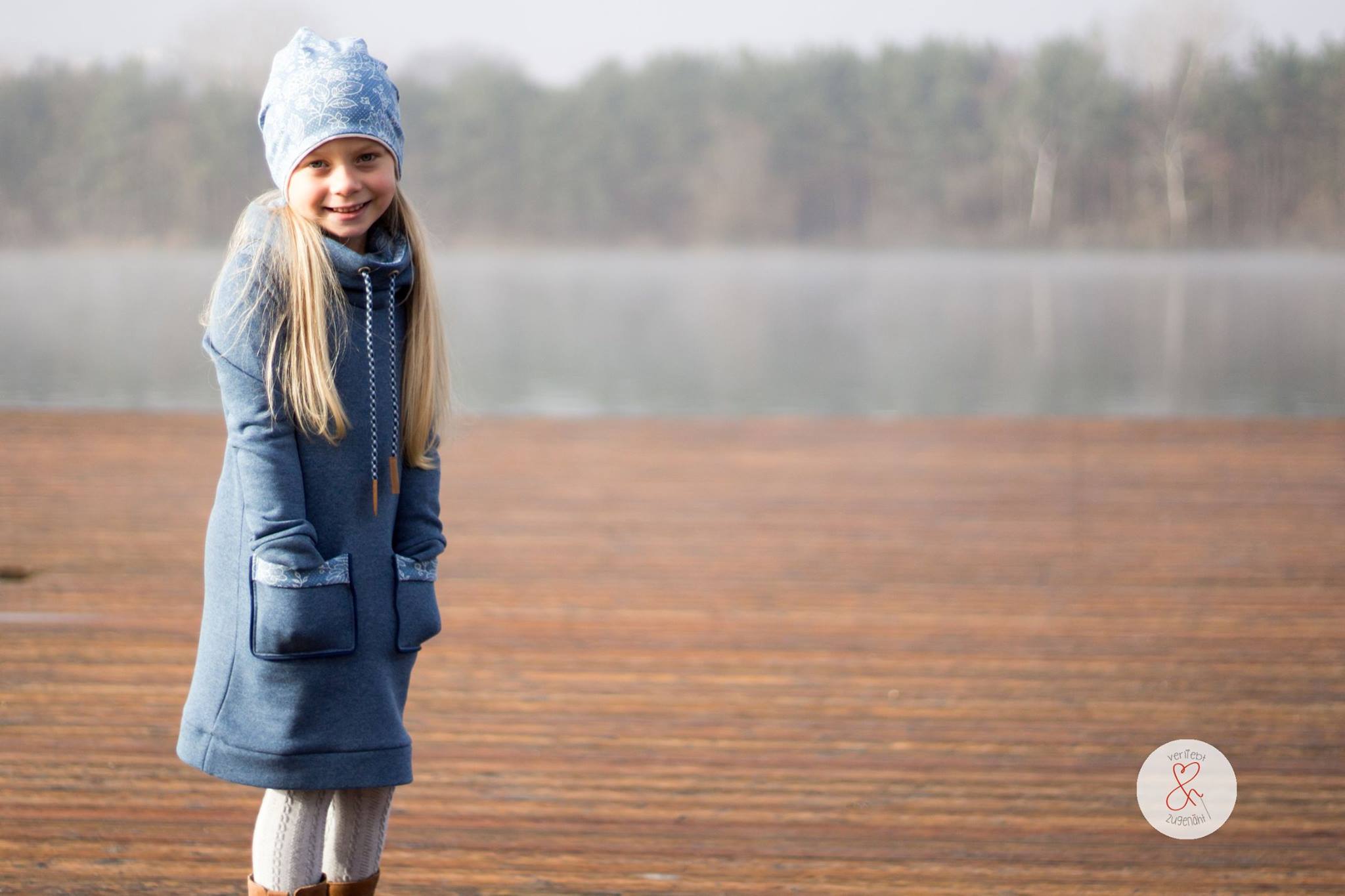 Papierschnittmuster Kleid Nieke Kinder von Fadenkäfer