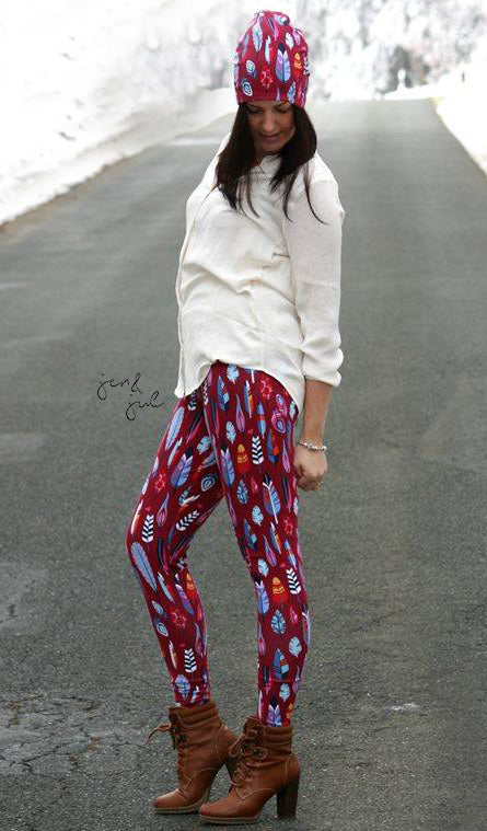 Papierschnittmuster Stelzenhülle Leggings/Socken Erwachsene von Fadenkäfer