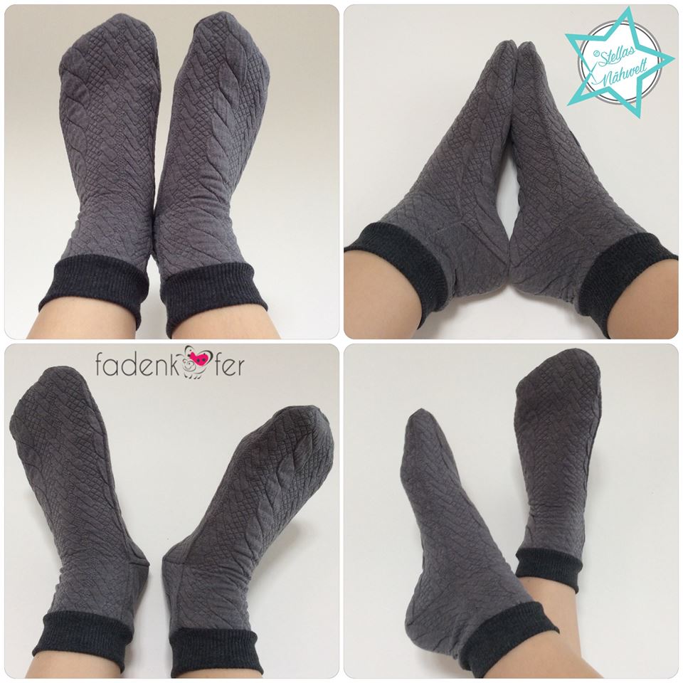 Papierschnittmuster Stelzenhülle Leggings/Socken Kinder von Fadenkäfer