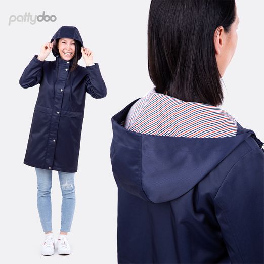 Damen Parka und Regenmantel Lola Papierschnittmuster