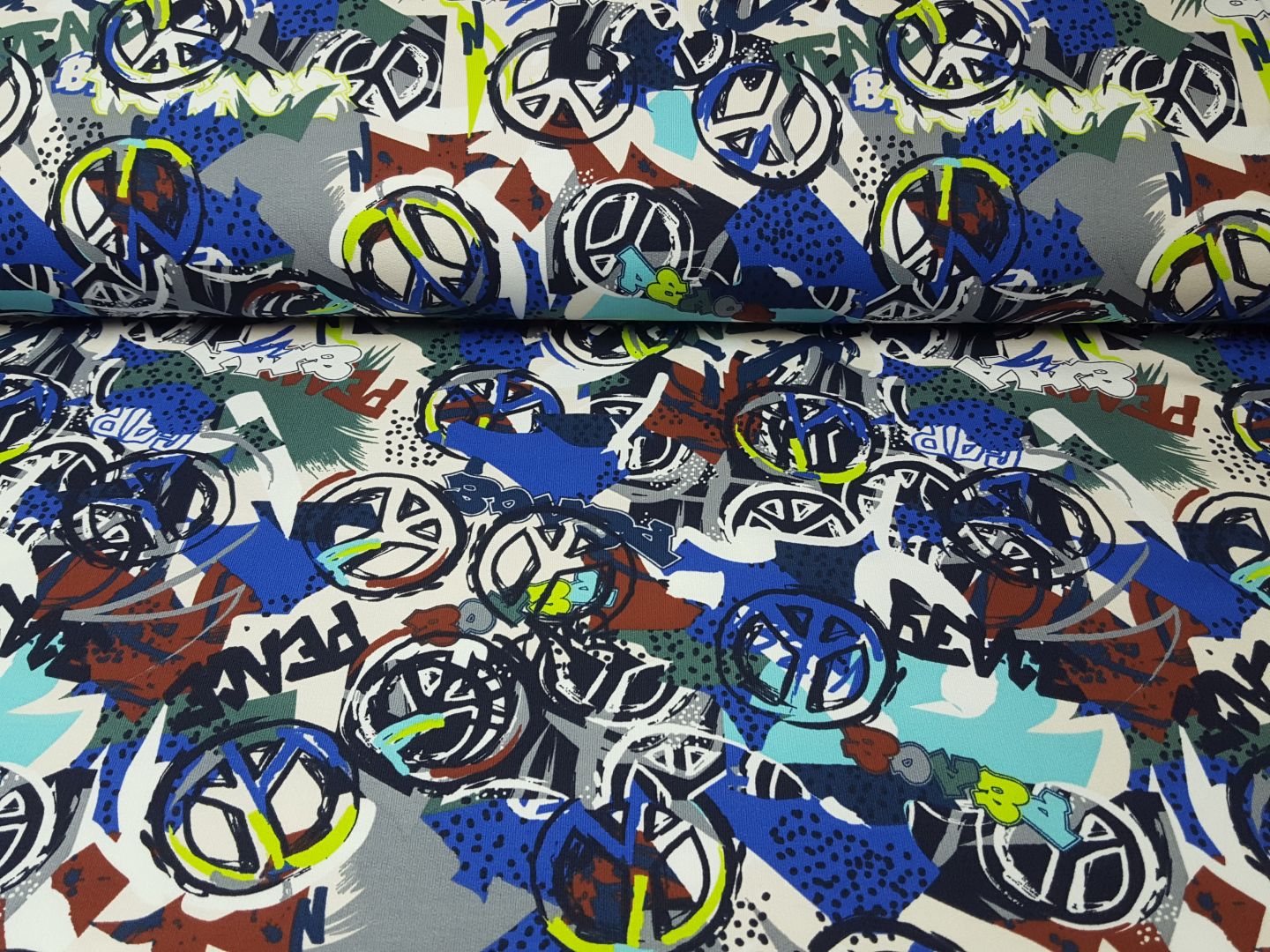 Peace sand/royalblau/rost