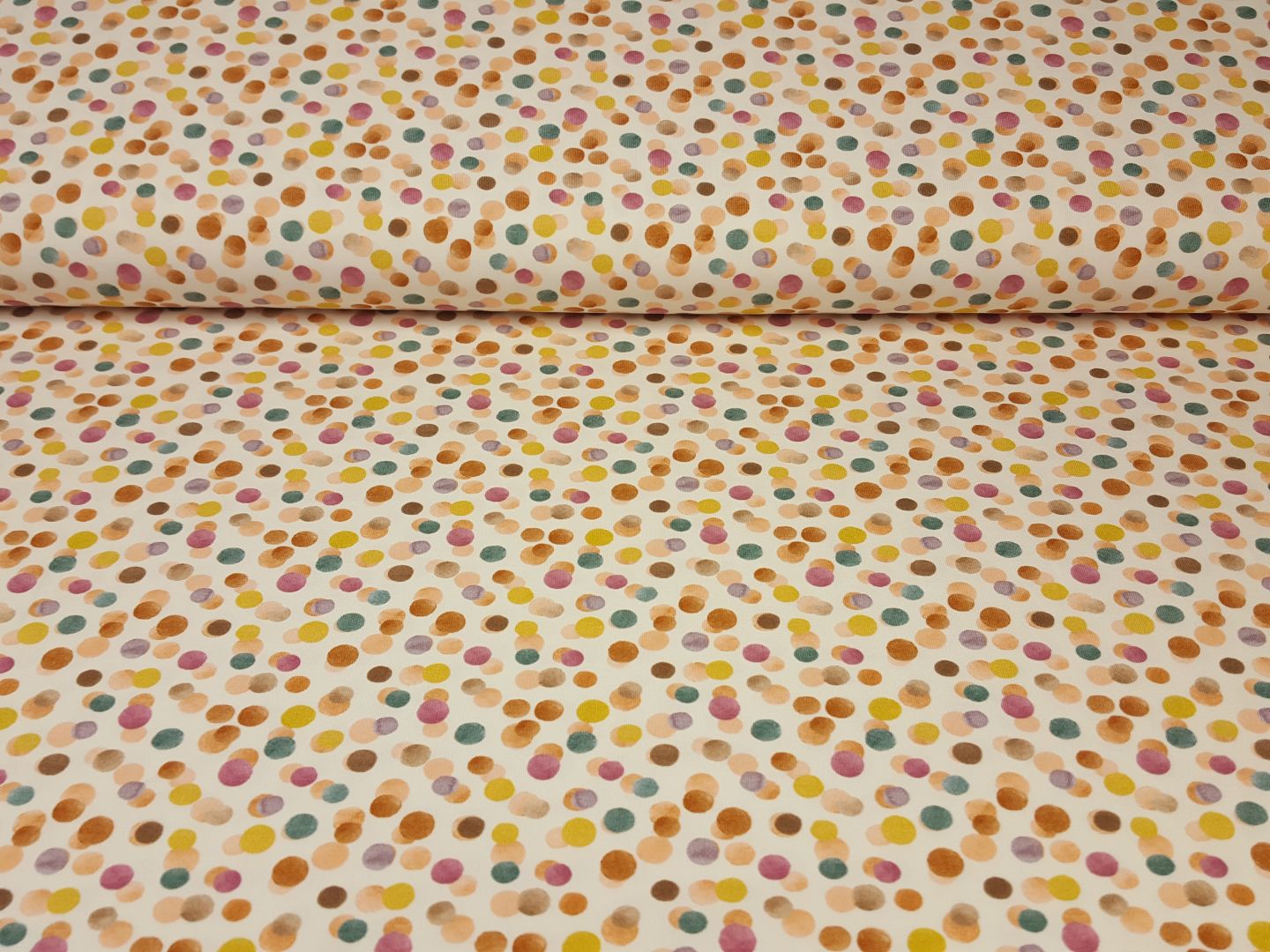 Pear Dot offwhite/lachs/senf/petrol