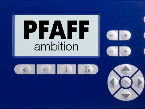 Pfaff ambition 610 monochrom Display