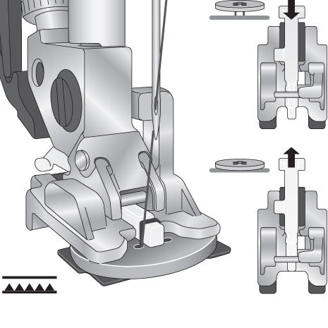 Pfaff Knopfannähfuss
