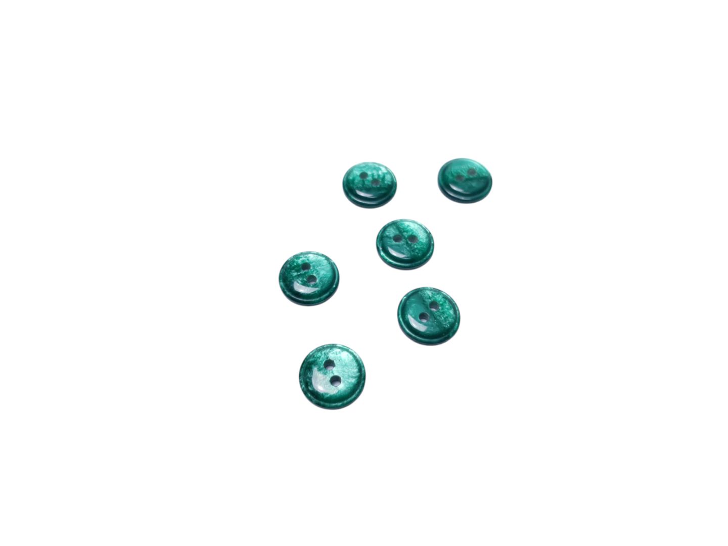 Kunststoffknöpfe perlgrün 12mm