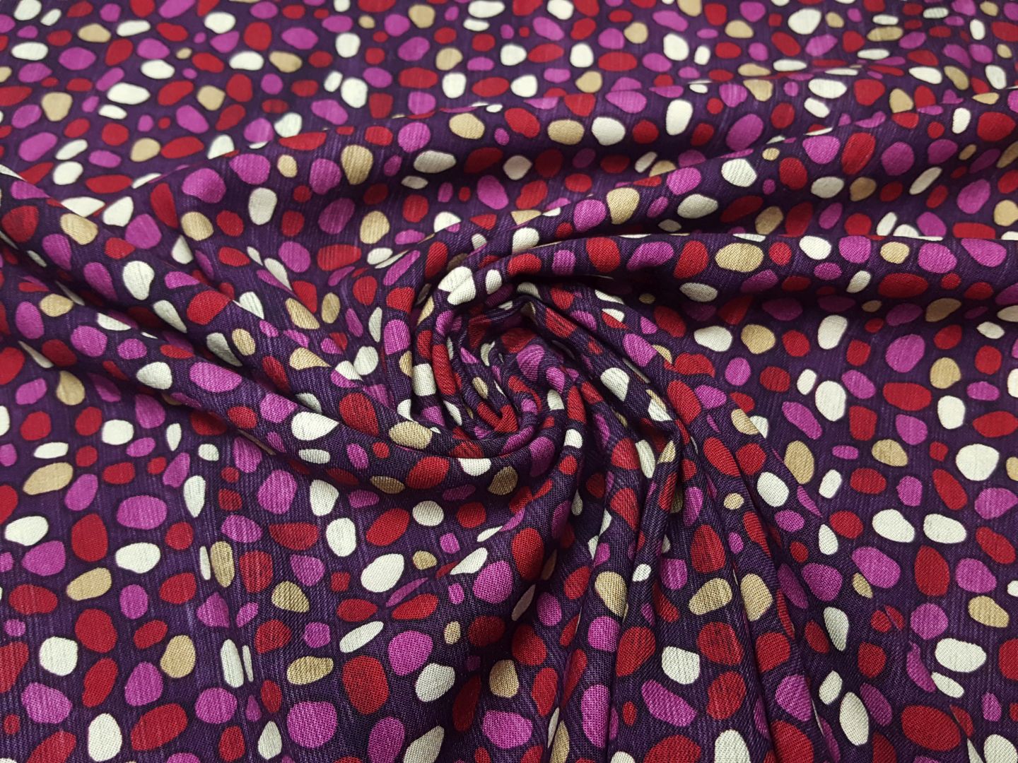 Einzelstück Pietras violett/beere/beige