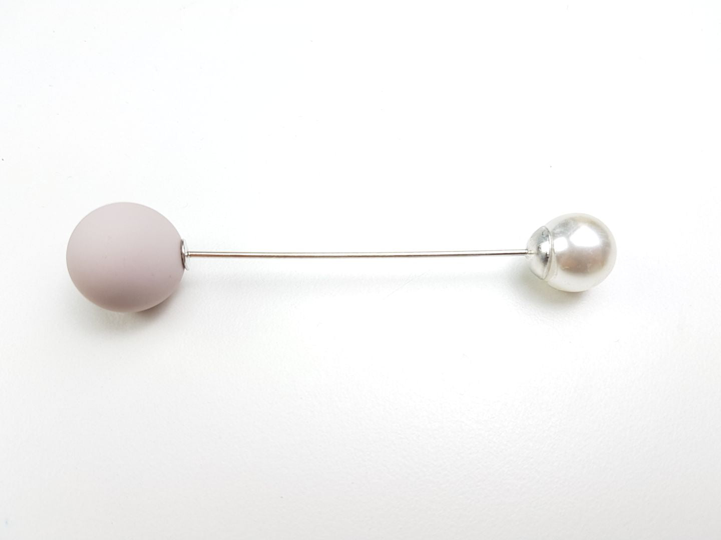 Pin/ Verschlussnadel dusty altrosa