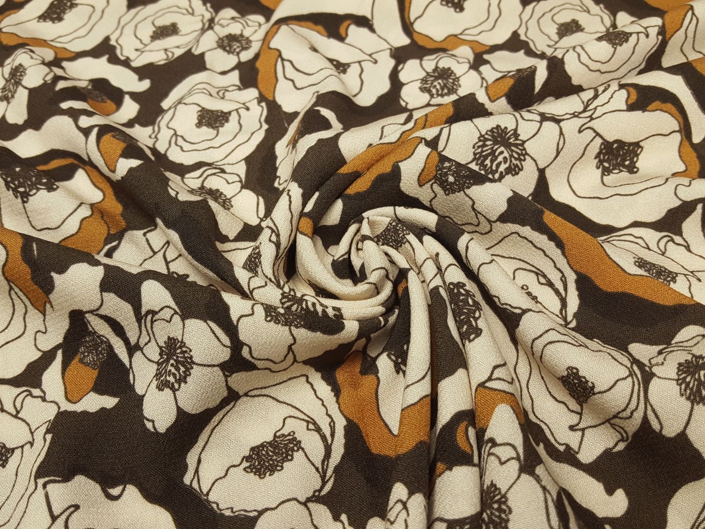 Pinar dunkelbraun/ocker/beige
