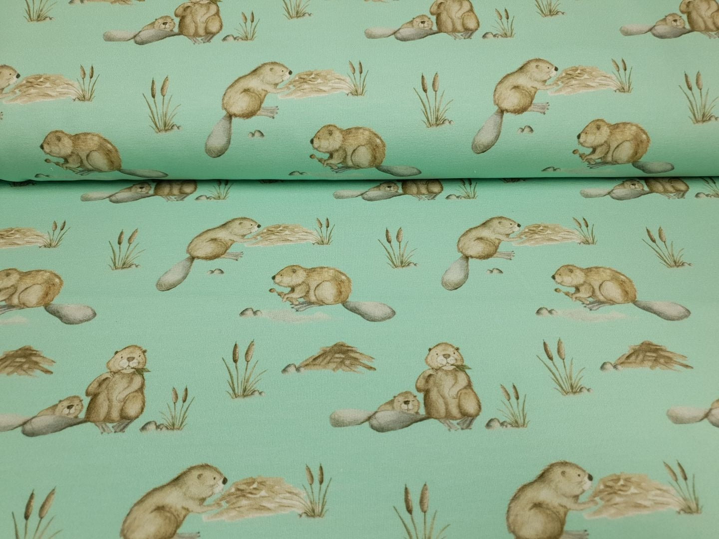 Pond Life by Christiane Zielinski mint/beige/grau