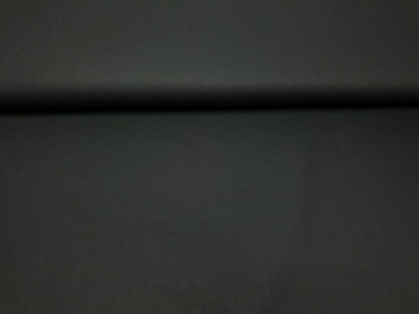 Popeline uni schwarz