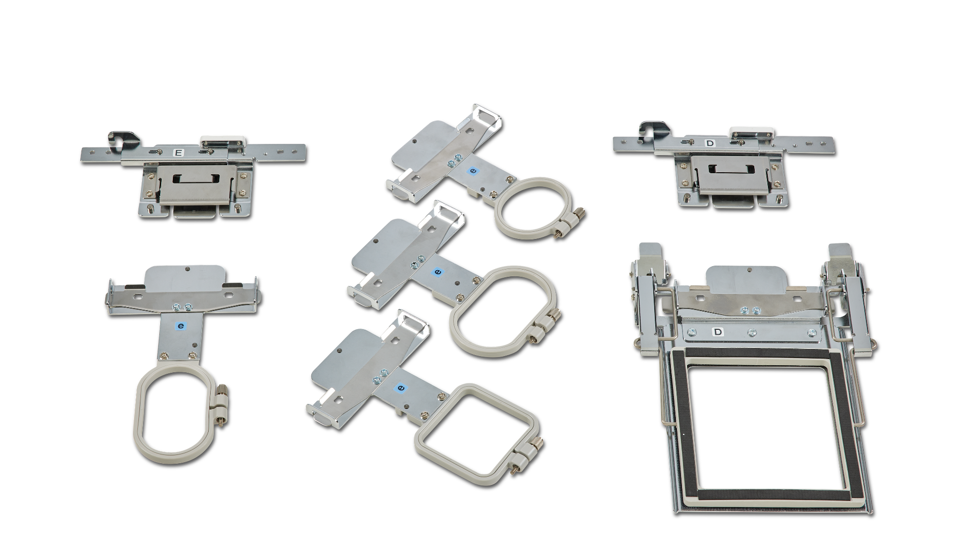 Brother PR-Monogramm-Kit mit Kompaktrahmen-Kit und Klemmrahmen-Set 100 x 100 mm