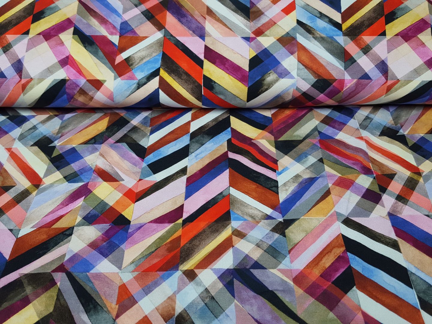 Rainbow Cut royalblau/rot/bunt