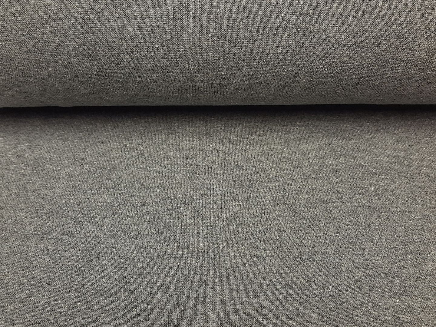 Recycling-Bündchen mittelgrau meliert