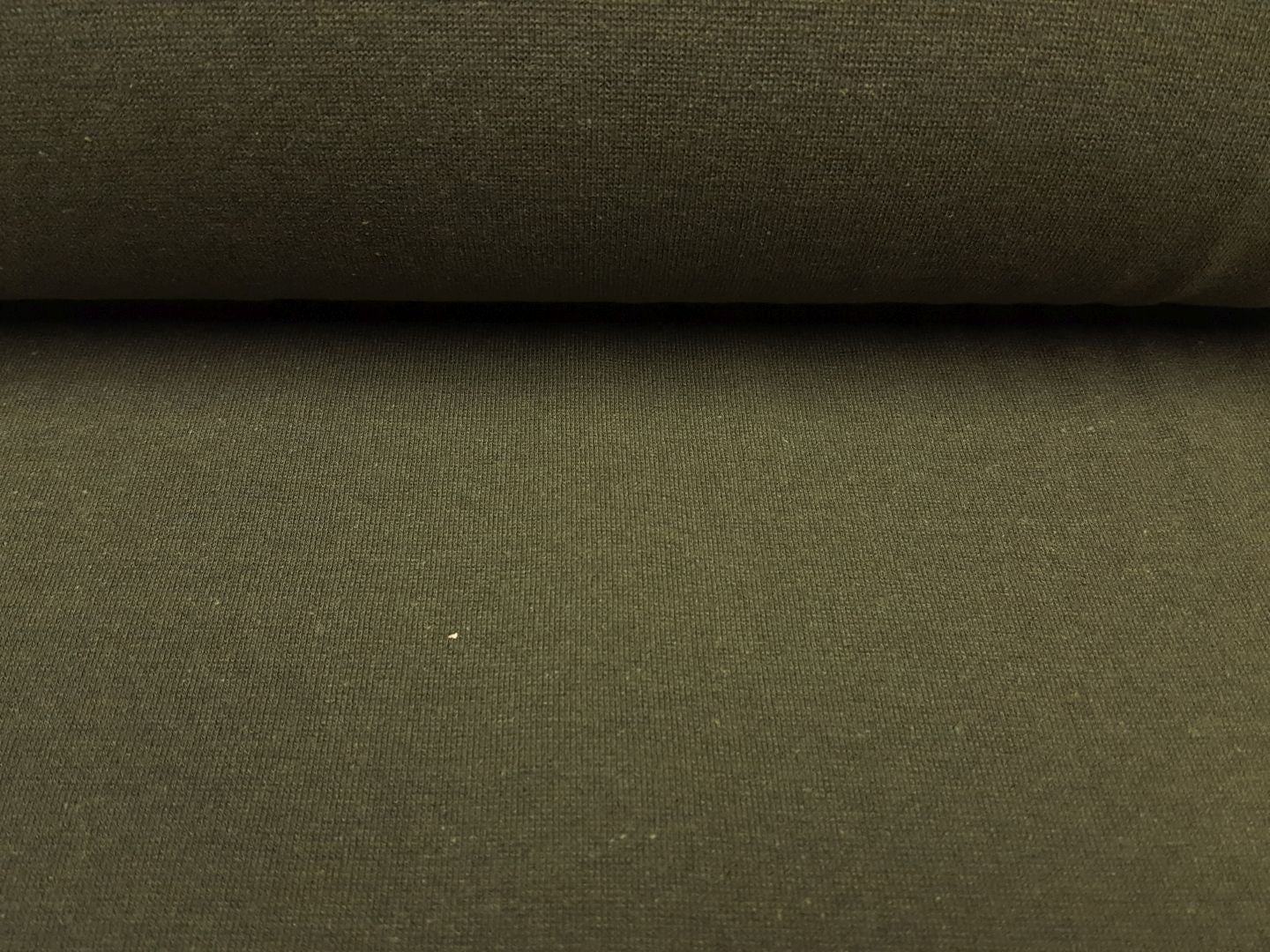 Recycling-Bündchen olive meliert