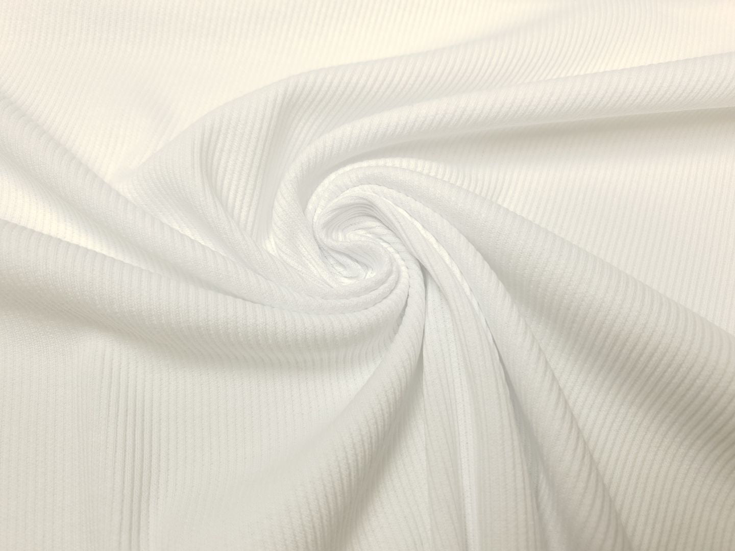Einzelstück Rippjersey weiss