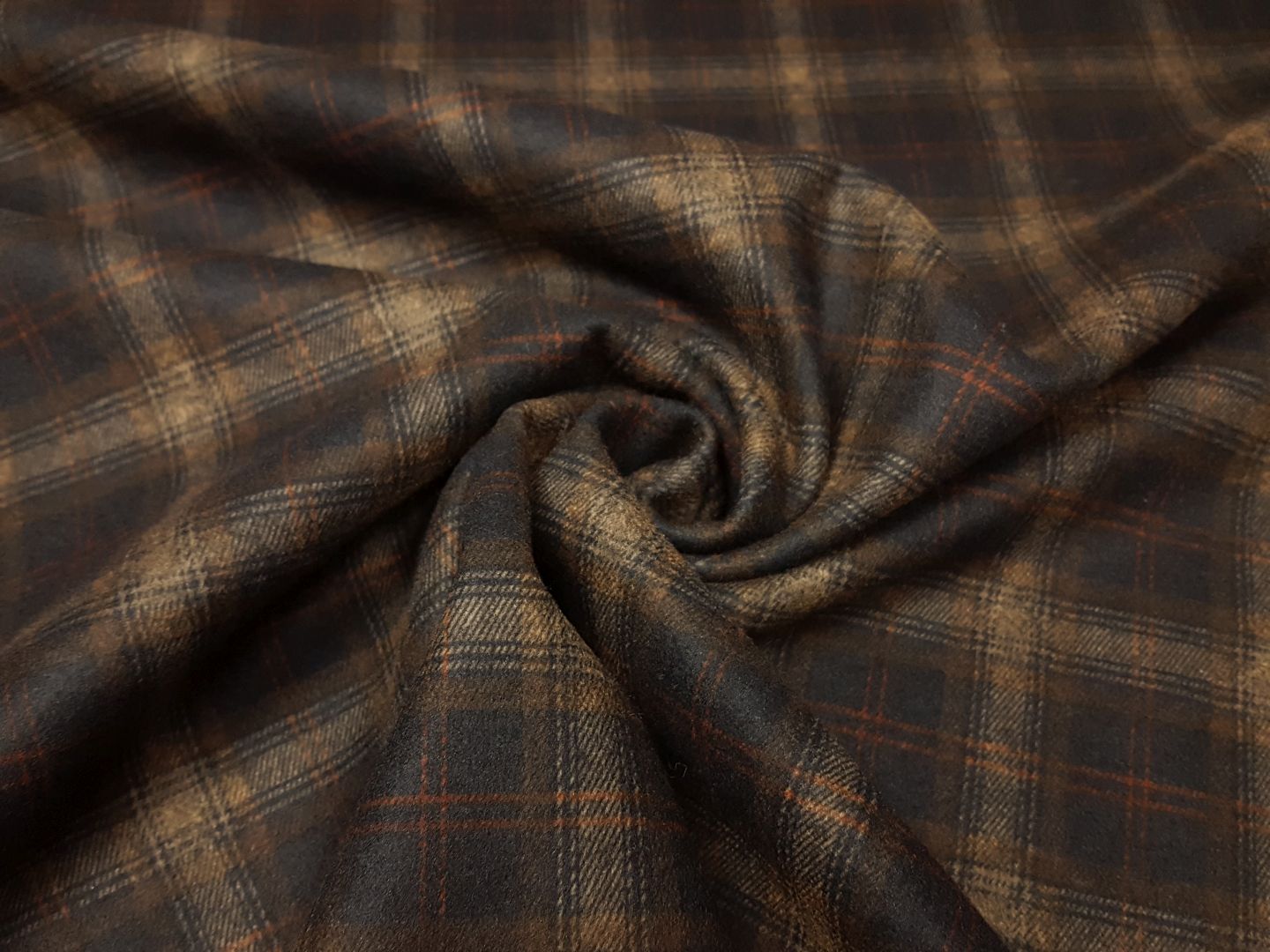 Dymphy Punta Check dunkelbraun/beige/schwarz