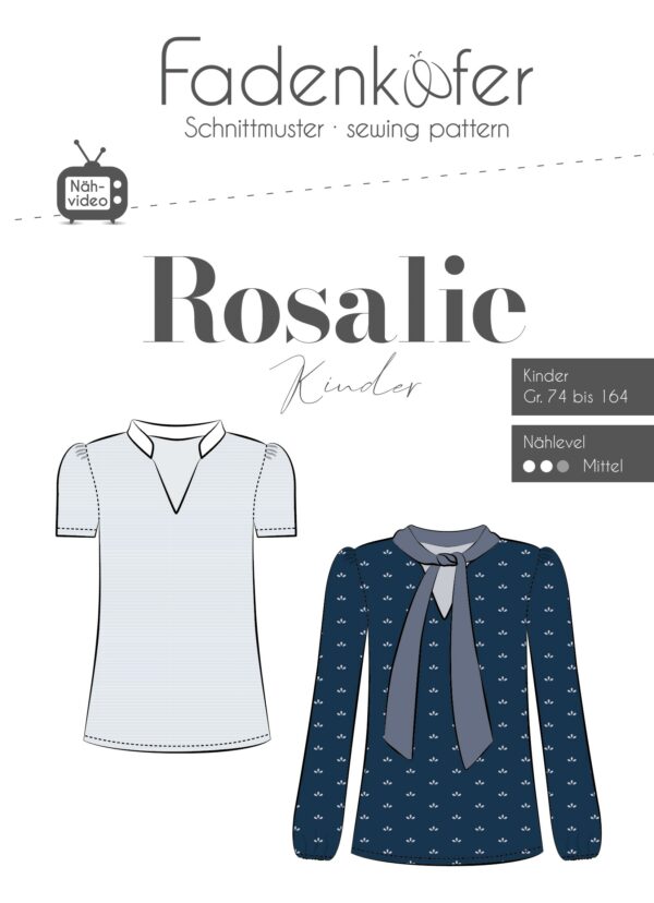 Papierschnittmuster Rosalie Kinder von Fadenkäfer