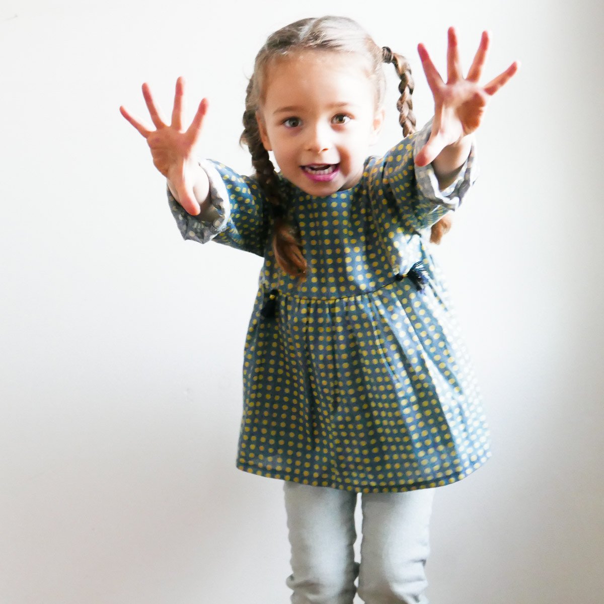 Sakura Bluse und Kleid für Kinder