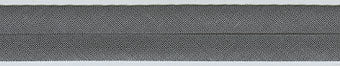 Schrägband Baumwolle dunkelgrau Farbe 960