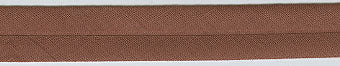 Schrägband Baumwolle rehbraun Farbe 830