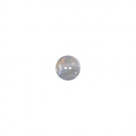 Perlmuttknöpfe 15mm grau