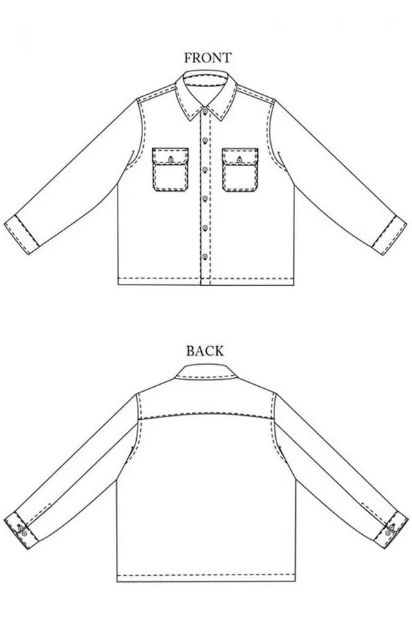 Arbor Herren Merchant & Mills Papierschnittmuster
