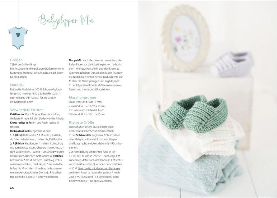 Süsse Babyschühchen stricken - Warme Schühchen für kleine Füße
