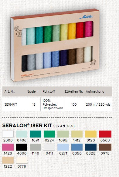 Mettler Saison 18erKit Seralon-Faden