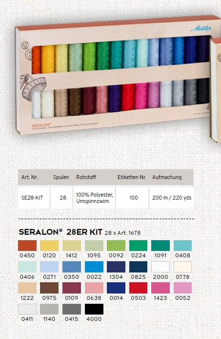 Mettler Saison 28er Kit Seralon-Faden