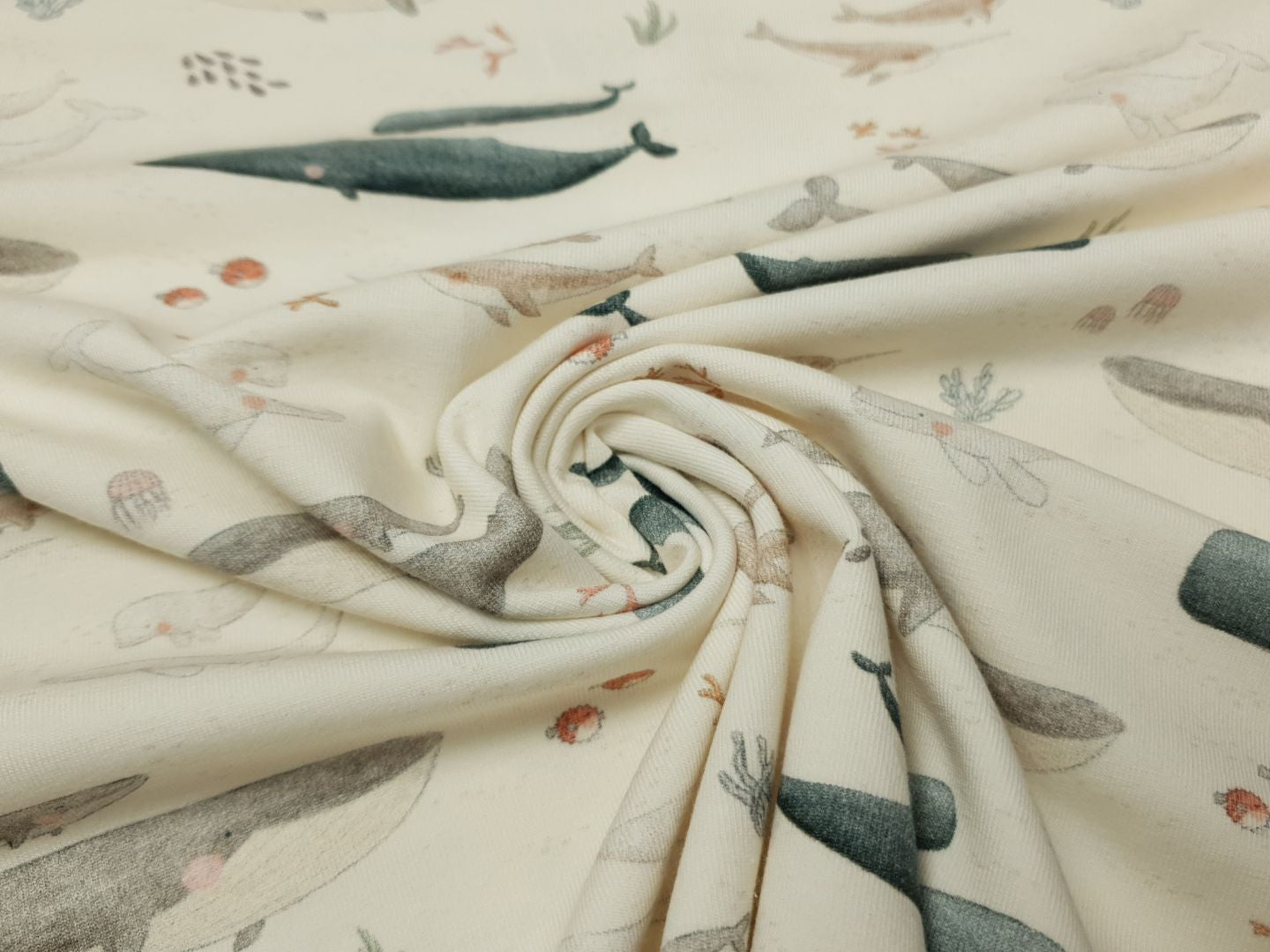 Sea Animals ecru/grau/beige