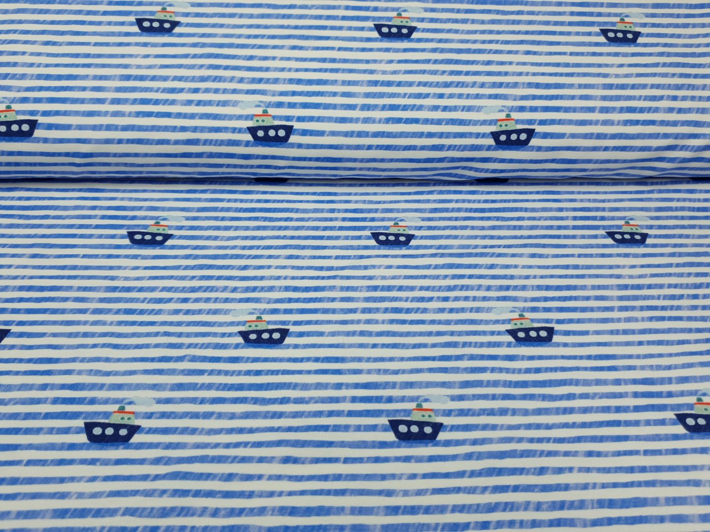 Sea Life royalblau/offwhite/dunkelblau