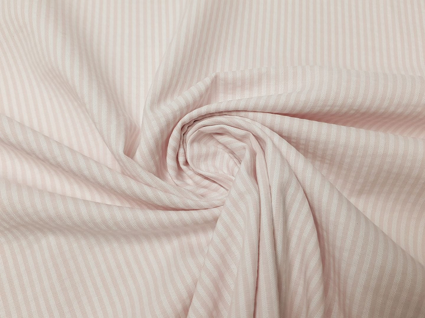 Seersucker Stripes rosa/weiss