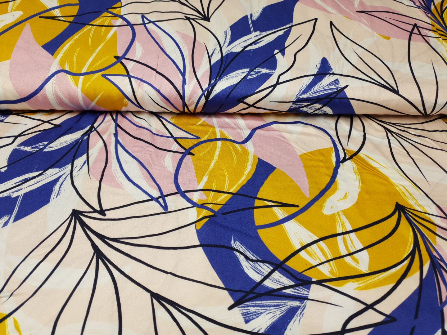 Shelly puder/royalblau/gelb