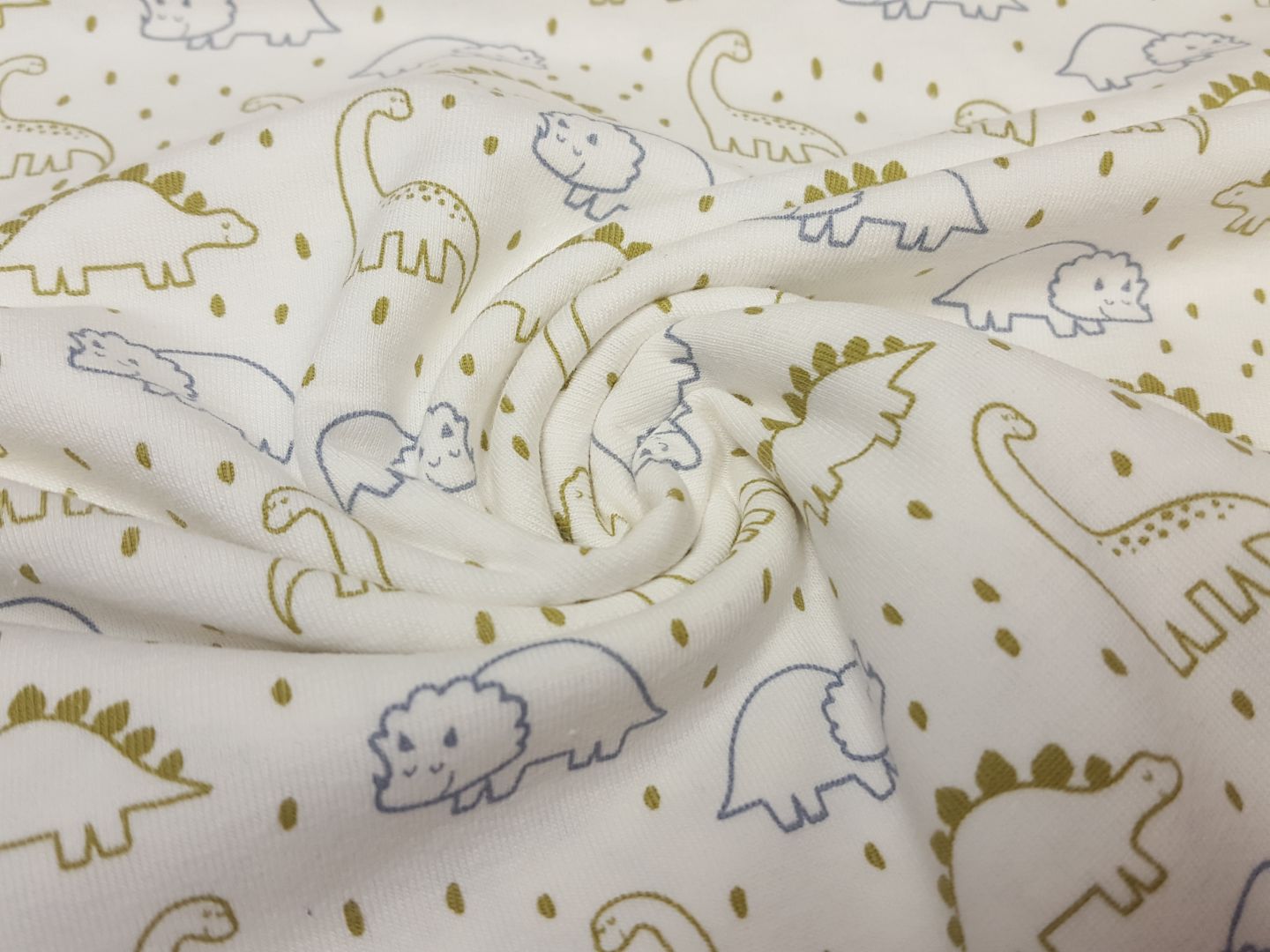Sleepy Dinosaurs offwhite/stahlblau/khaki