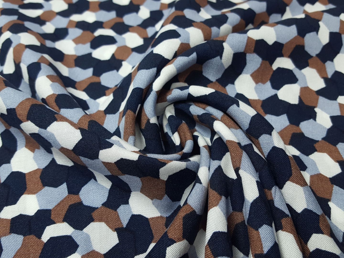 Small Pebbles dunkelblau/schlamm/offwhite
