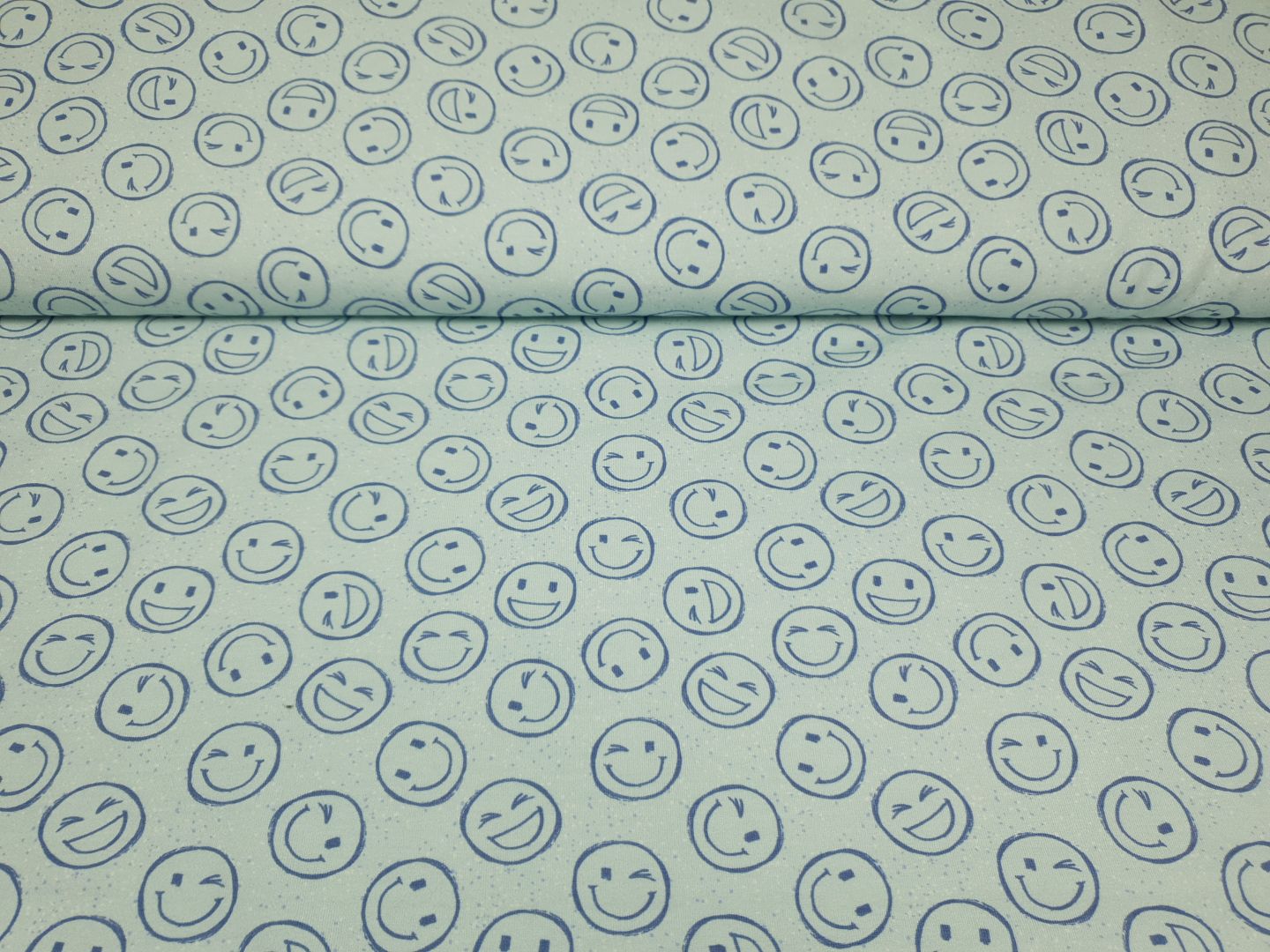 Smilie mint/denim