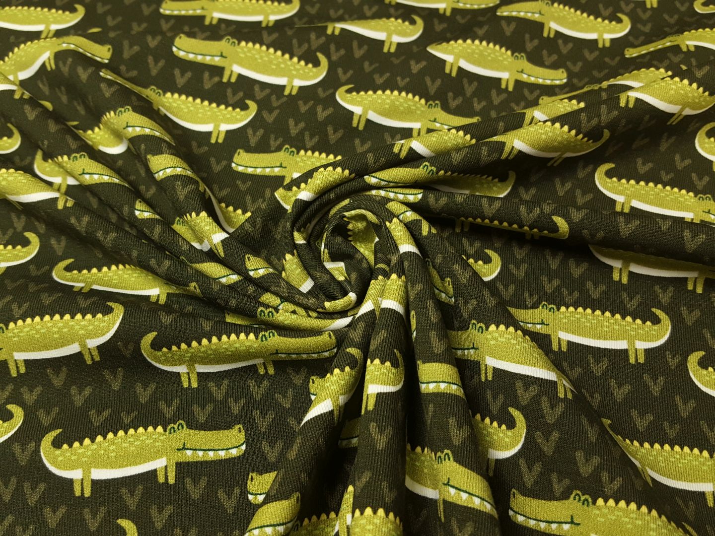 Smiling Crocodile army/grasgrün