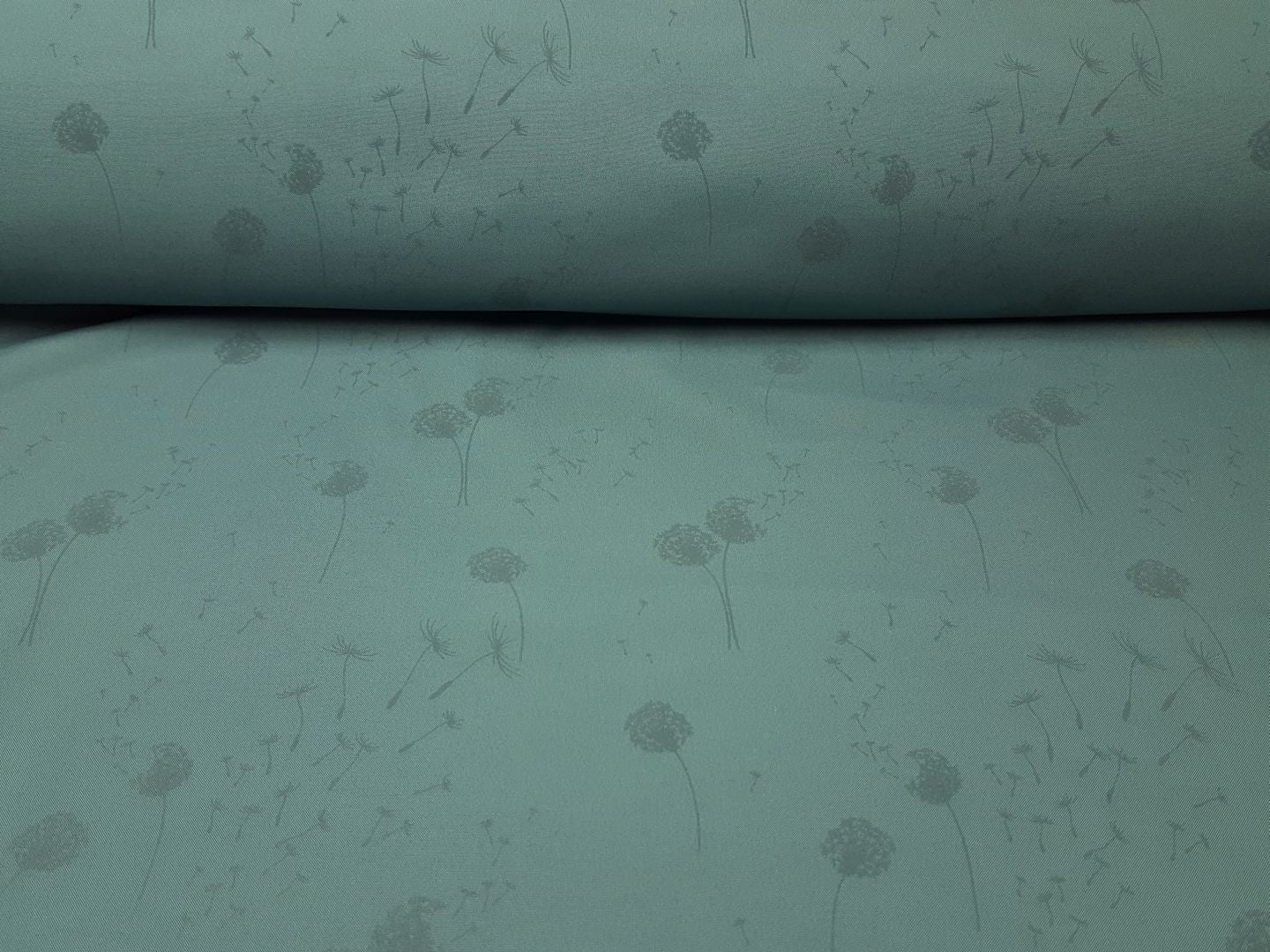 Softshell Sakura dunkles mint/silber