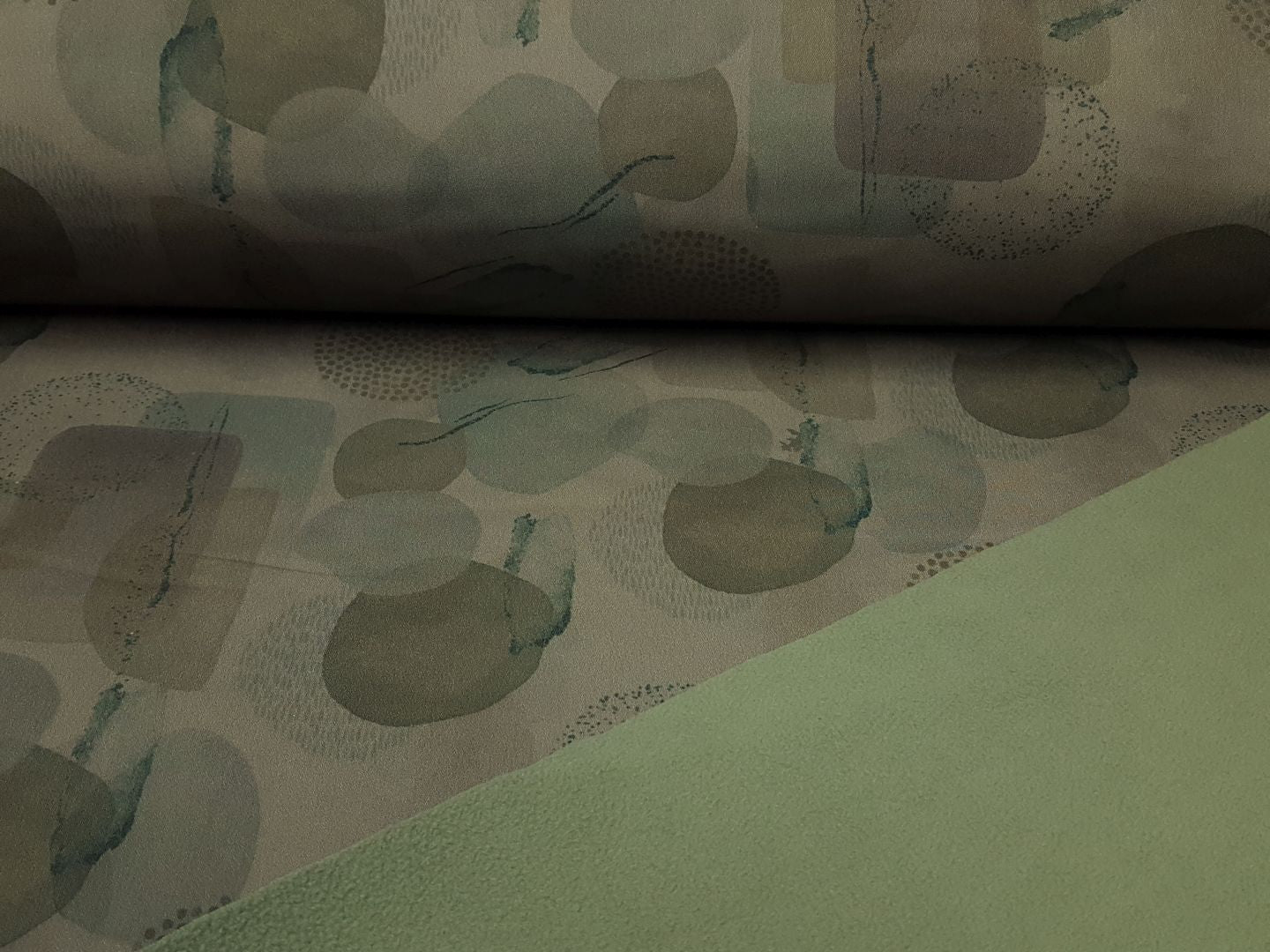 Softshell Soft Circles khaki/army