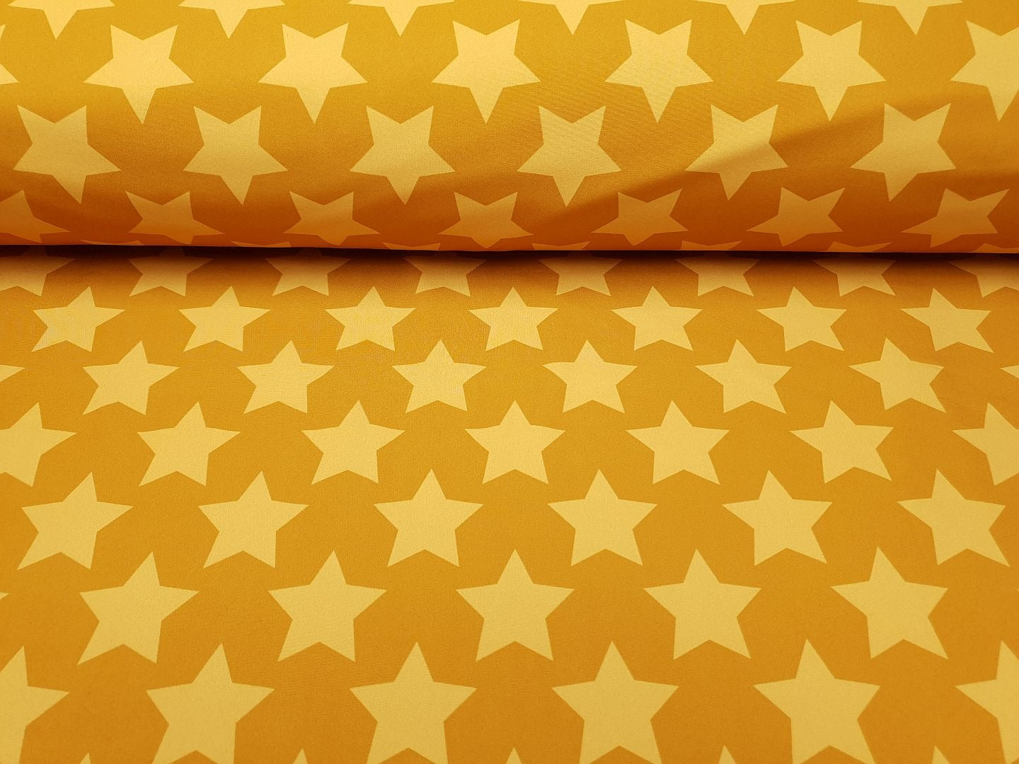 Softshell Stars senfgelb/gelb