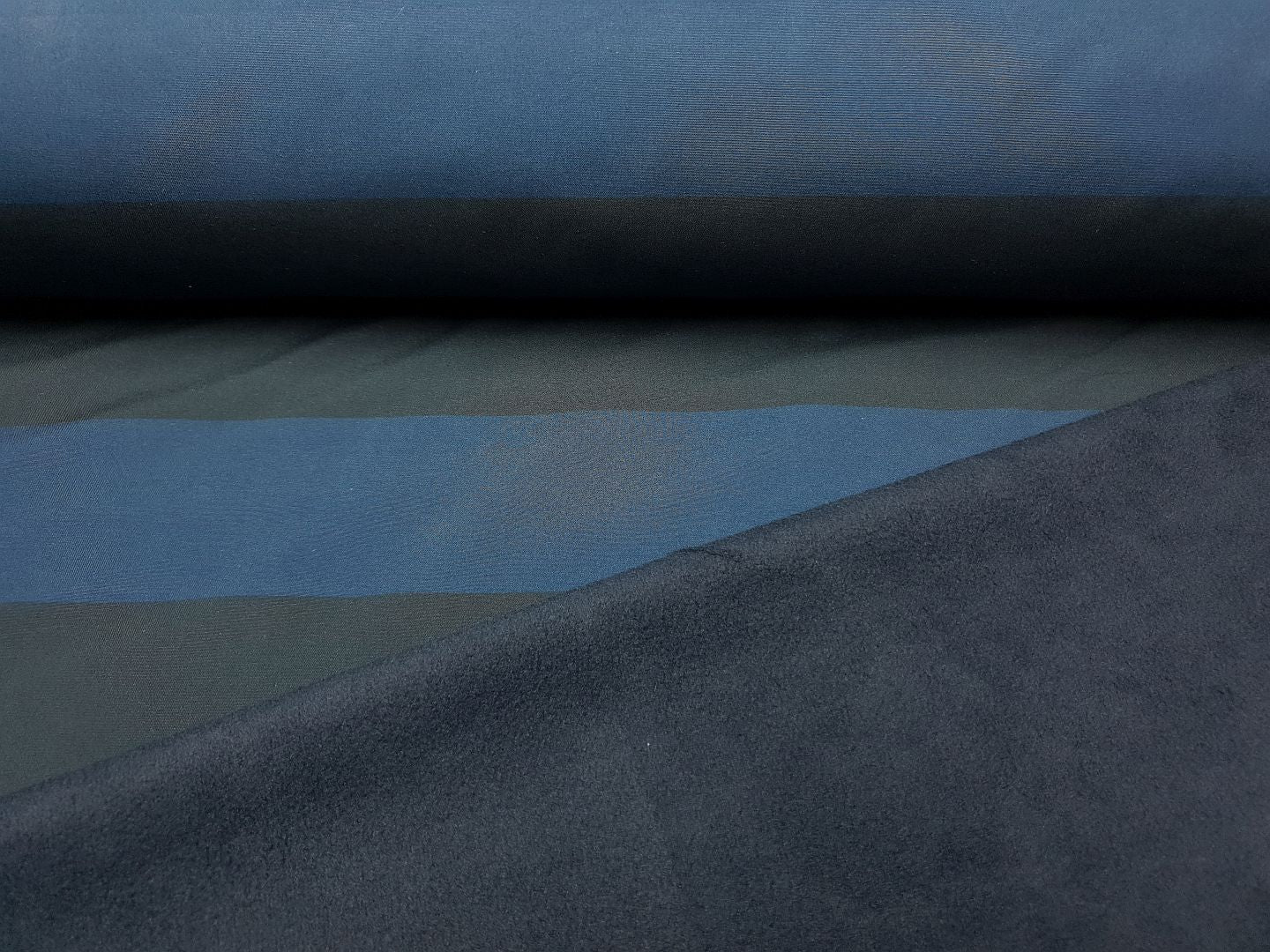 Softshell Stripes dunkelblau/nachtblau