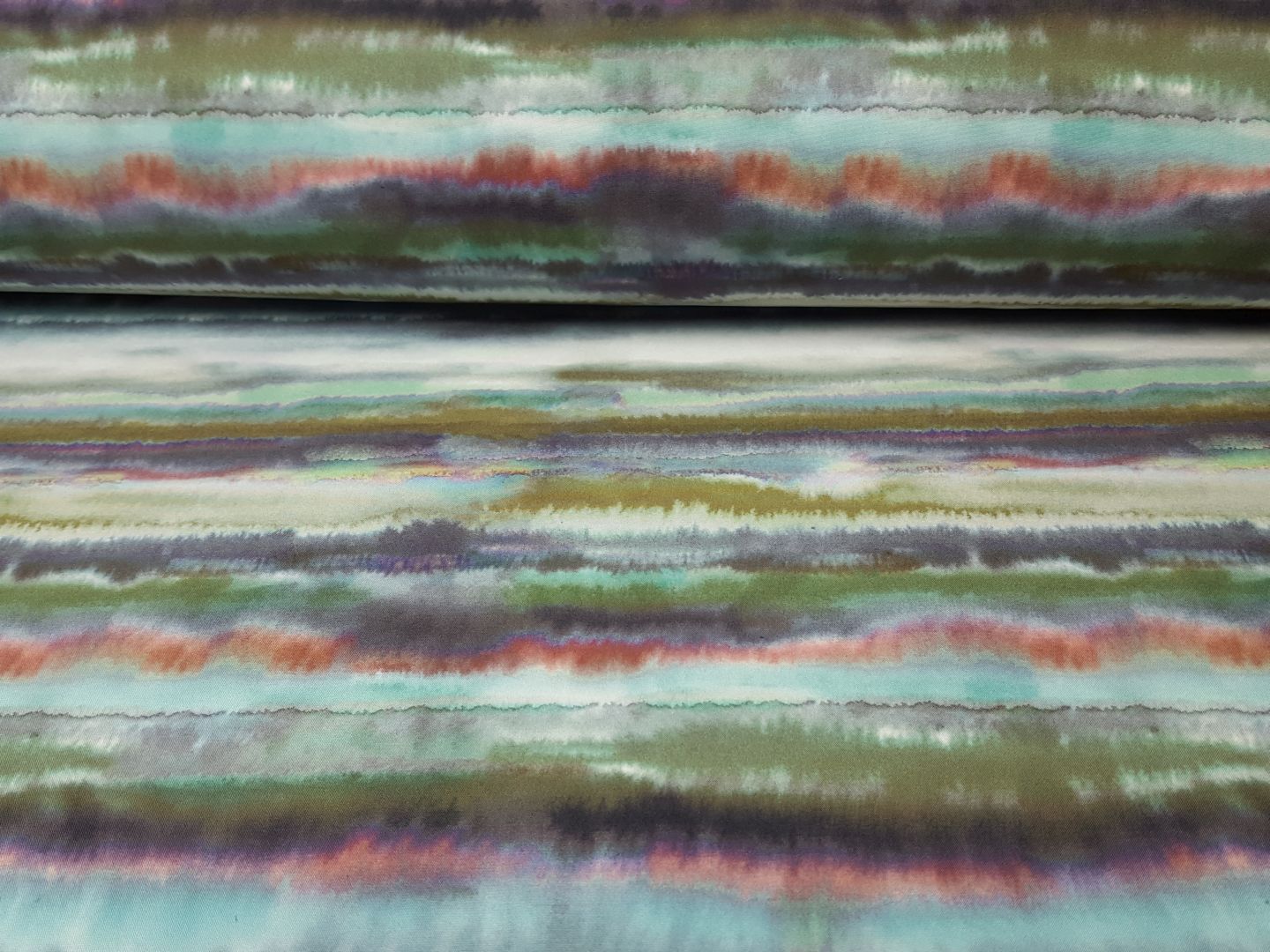 Softshell Waves mint/olive/watercolour