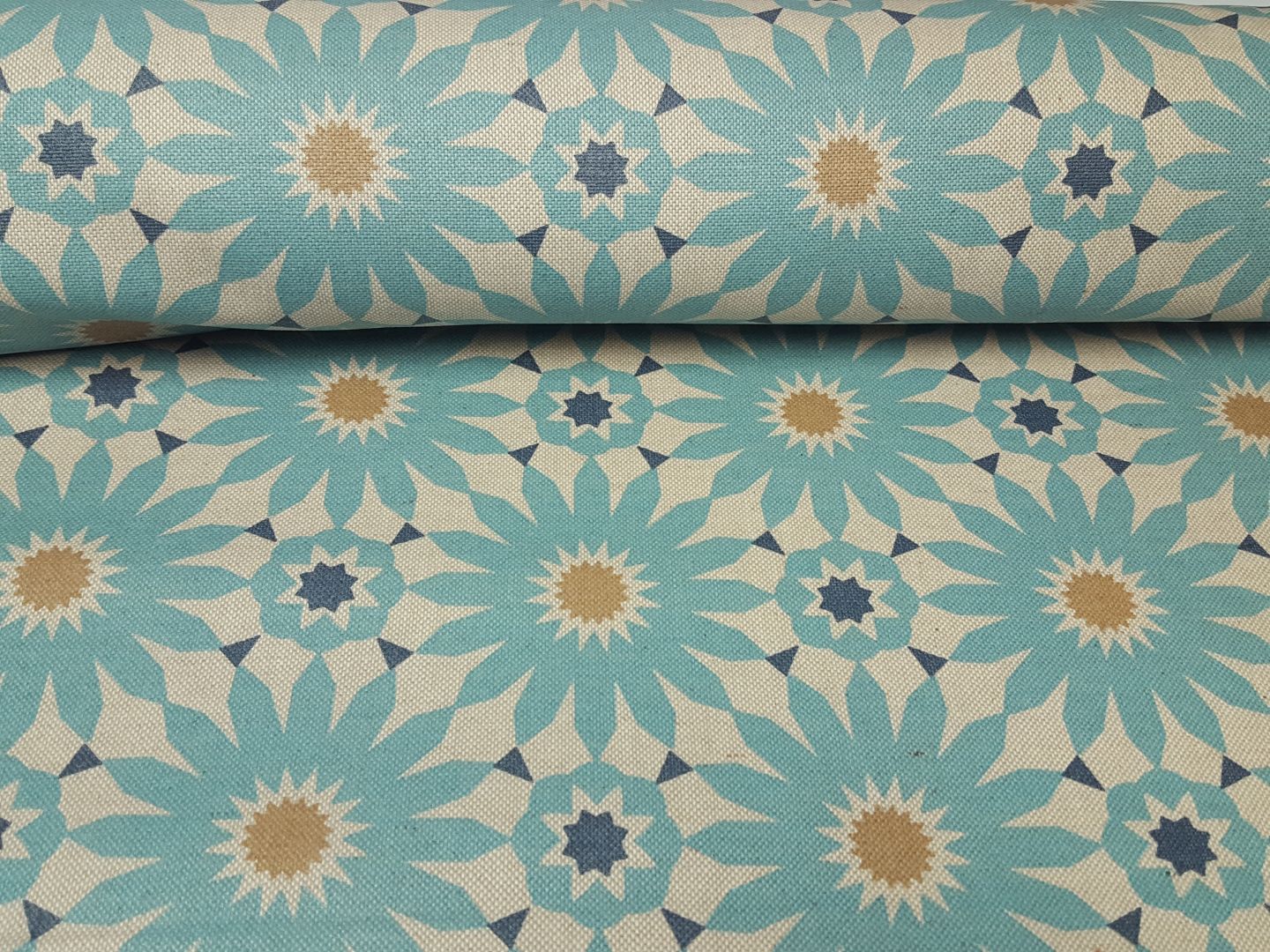 Soleil Bleu beige/aqua/ocker