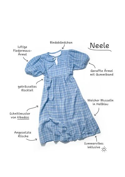 Kleid Neele Damen, Ki-ba-doo Papierschnittmuster