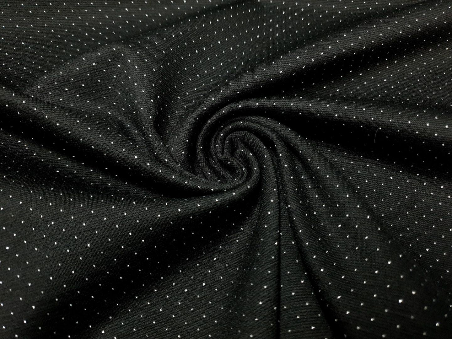 Sparkling Dots schwarz/silber