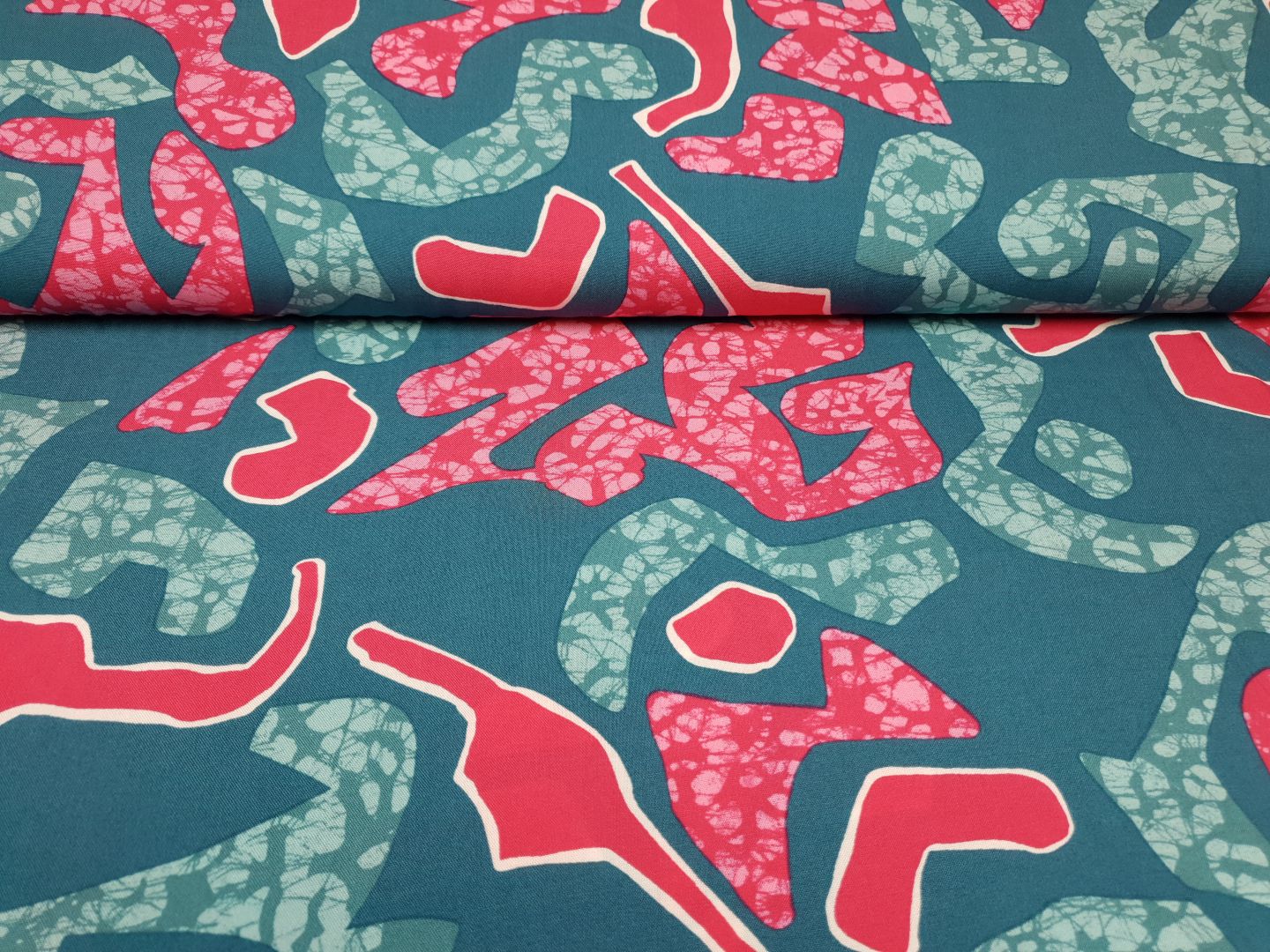Spot Batic petrol/pink/mint